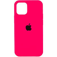 Оригинальный чехол для iPhone 14 Plus Silicone Case Full Hot Pink