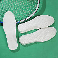 Обувные стельки из пены EVA белые. Легкие стельки спортивные для бега. Универсальные стельки обрезные