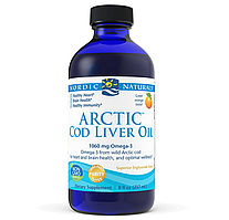 Риб'ячий жир з арктичної тріски Nordic Naturals Arctic Cod Liver Oil 1060 mg Omega-3 237 мл