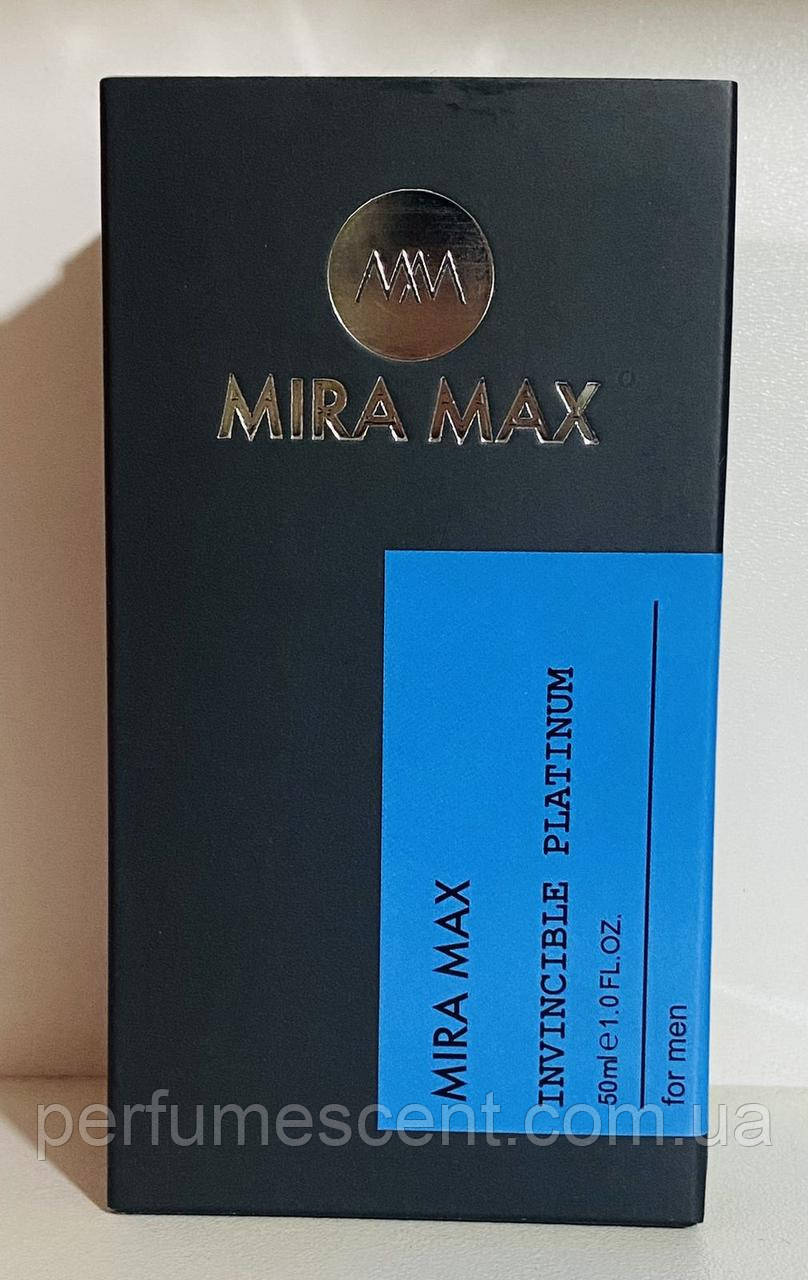 Парфуми чоловічі Mira Max "INVINCIBLE PLATINUM" (аромат схожий на Paco Rabanne Invictus Platinum) 50ml