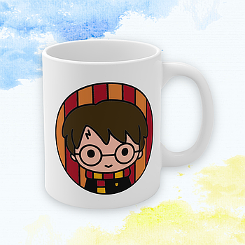 Чашка с принтом Гарри Поттер "гарі у колі"