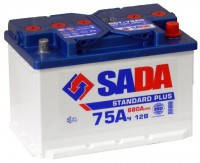 Акумулятор SADA Standart Plus 6CT-75Аз SP (Левий +)