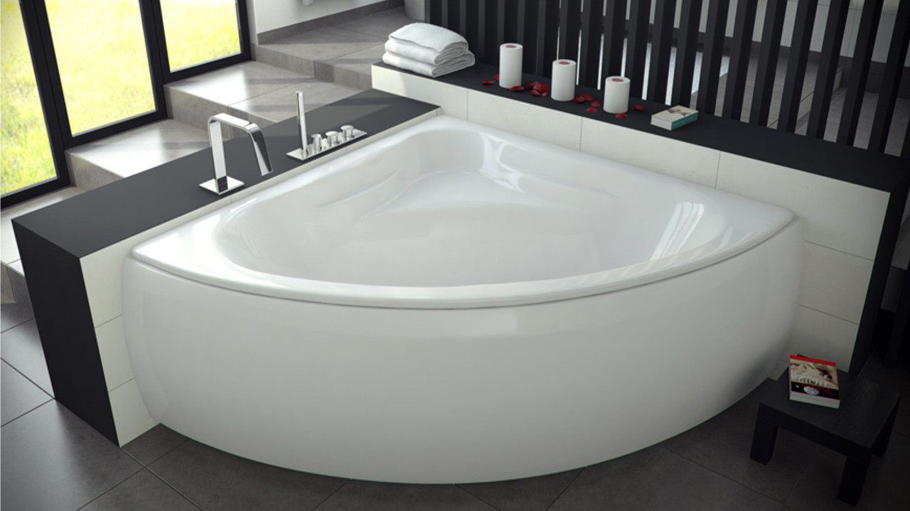 Ванна акрилова Besco MIA 130x130 кутова (без панелі, ручок, ніжок)