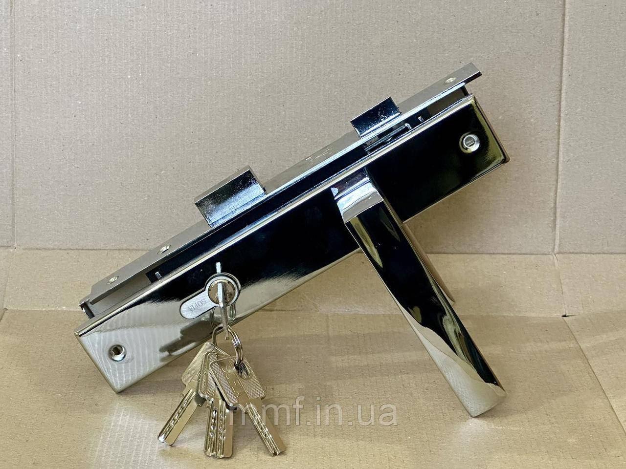 Ручка на планці LIBERA 240х40х85мм Хром