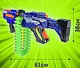 Дитячий автомат бластер Blaze Storm ZC 7134, на акумуляторі 7,4V, м'які патрони 40 шт., довжина 60 см, фото 6