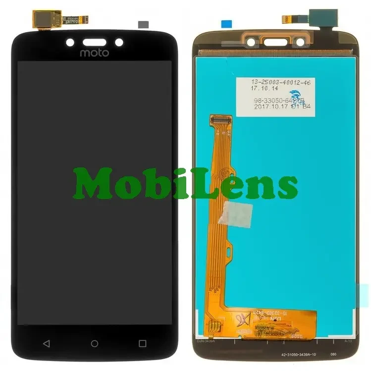 Motorola XT1723, Moto C Plus Дисплей + тачскрин (модуль) чорний