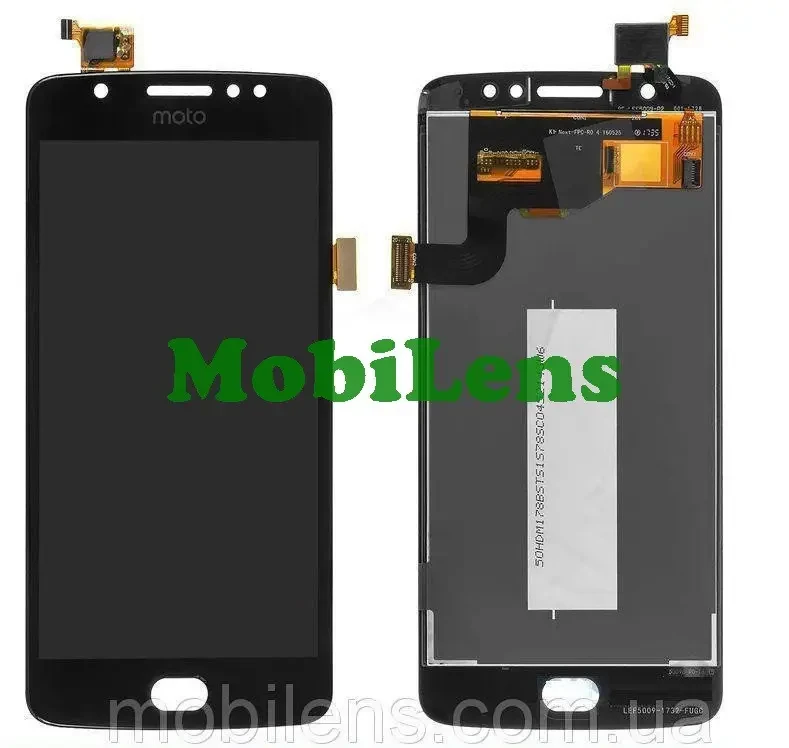 Motorola XT1762, XT1761, XT1766, Moto E4 Дисплей + точскрин (модуль) чорний