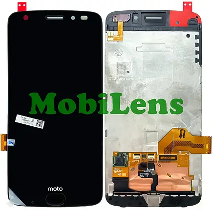 Motorola XT1789, Moto Z2 Force Дисплей + тачскрин (модуль) чорний *в рамці Original *PRC, фото 1