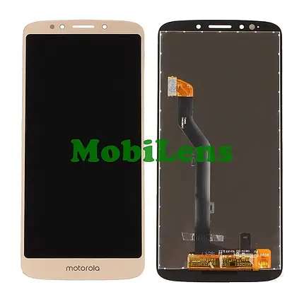 Motorola XT1922, Moto G6 Play Дисплей + тачскрин (модуль) золотистий, фото 1