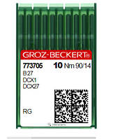 Игла швейная промышленная для оверлока GROZ BECKERT B27/DC*27 №90 RG