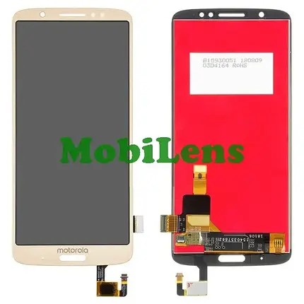 Motorola XT1926, Moto G6 Plus Дисплей + тачскрин (модуль) золотистий, фото 1