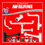 Донний клапан для умивальника з латуні клік-клак 1 1/4" золотого кольору CWP60-CB-GP-PVD McALPINE, фото 10