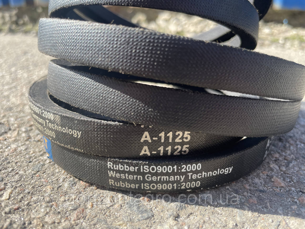 Ремінь приводний клиновий профіль А-1125 (11х8х1150)