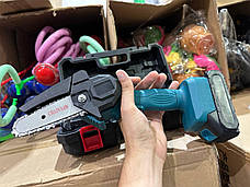 Мініпила Supretto акумуляторна з акумуляторами в кейсі, фото 4