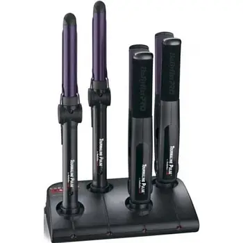 Набір випрямлячі + плойки для волосся BaByliss PRO Tourmaline Pulse Black (BAB2350E)