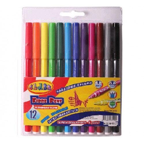 Фломастери "CLASS" PREMIUM 12кол 2712 довж.письма 450м, шт, фото 1