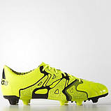 Бутси футбольні професійні Adidas X 15.1 FG LEATHER, фото 3