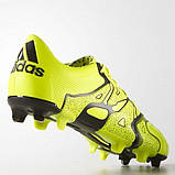 Бутси футбольні професійні Adidas X 15.1 FG LEATHER, фото 4