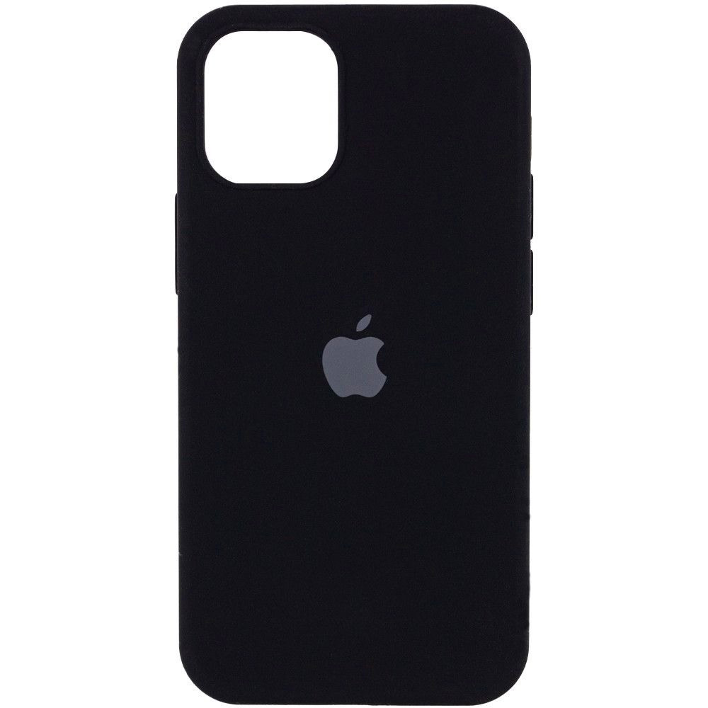Оригинальный чехол для iPhone 14 Pro Max Silicone Case Full Black (ID ...