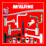 Трубний сифон для умивальника 1 1/4″x32 мм із хромованої латуні зі зливом 215+255CB McALPINE, фото 3