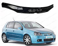 Дефлектор капота VW Golf V 5d 2003-2008 \ Мухобойка Фольксваген Гольф 5