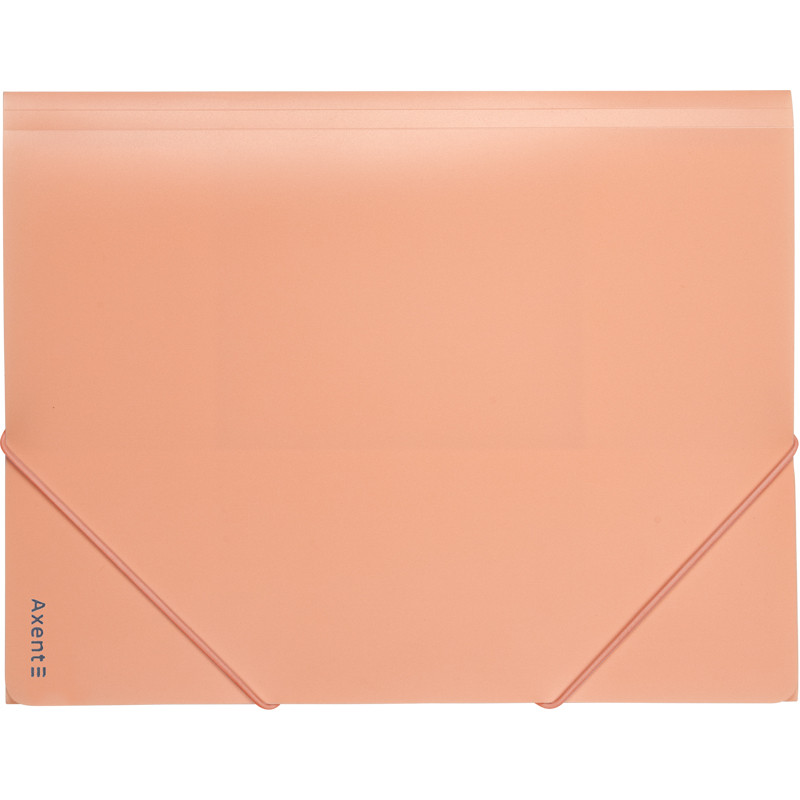 Папка на гумках "Axent" А4 1504-42-A Pastelini, персикова, шт