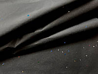 Бумага тишью черная с разноцветными блестками 50х66 см 10 шт/уп
