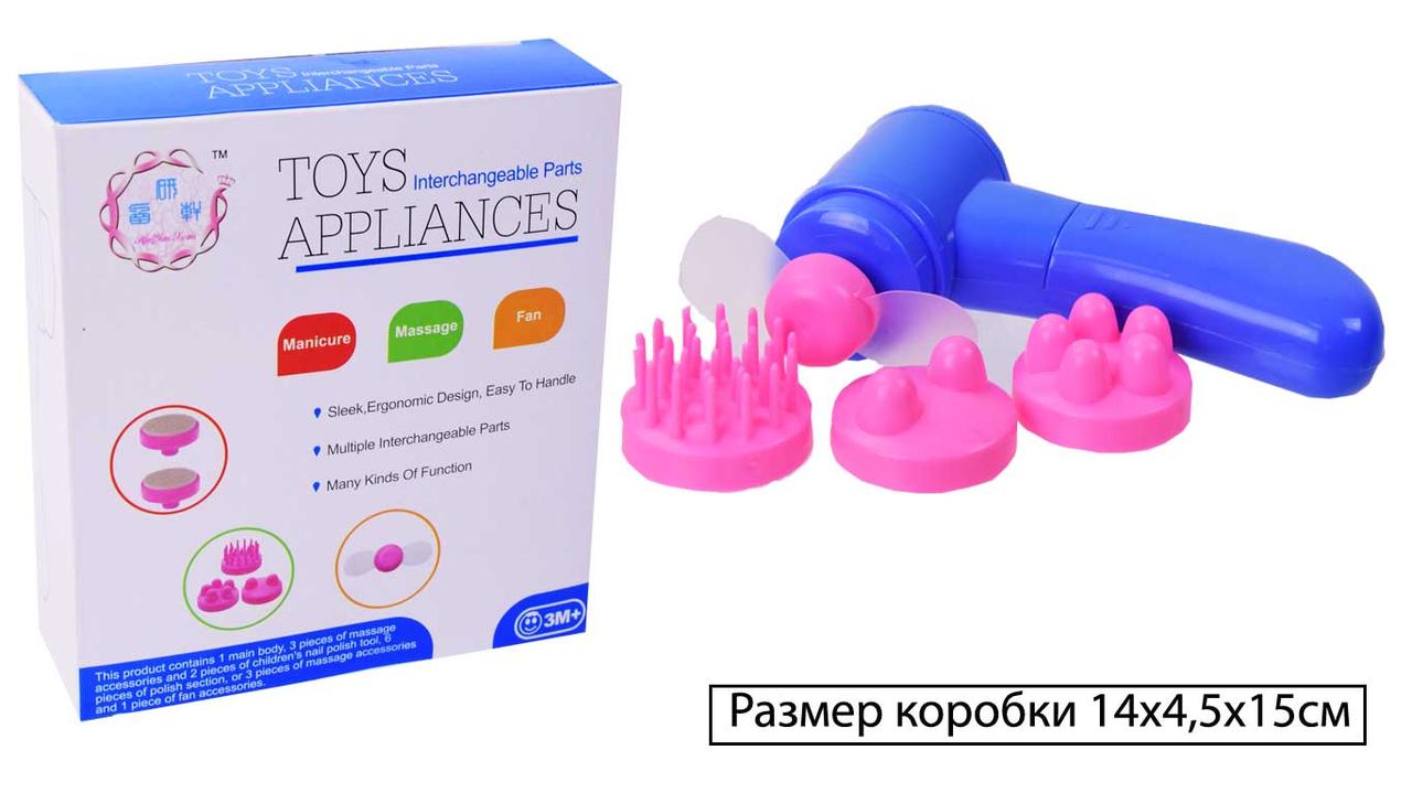 Вентилятор-массажер SF265727 (168шт/2) со сменными насадками, в коробке 14*4,5*15см, шт, фото 1