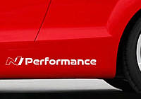 Наклейки на авто ARB 3D TUNING STUDIO Хюндай N Performance W 480х40х0.060мм=2штуки