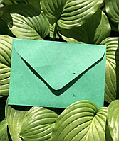 Крафт конверт С5, Зелёная мята