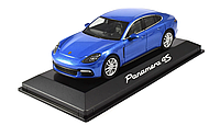 Коллекционная модель авто 1/43 Porsche Panamera 4S Blue 2016 Herpa