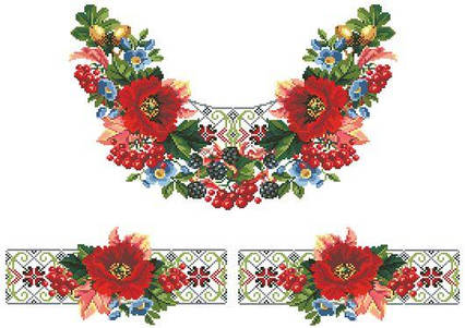 Вафельна картинка Вишиванка 9