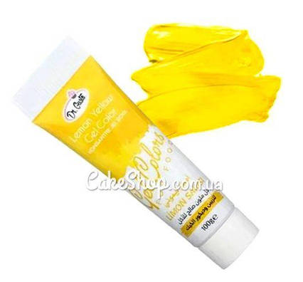 Гелевий барвник Dr. Gusto лимонно жовтий (Lemon Yellow), 100 г