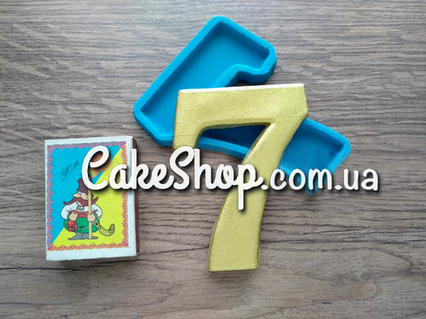 Силіконовий молд Цифра сім
