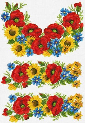 Вафельна картинка Вишиванка 24