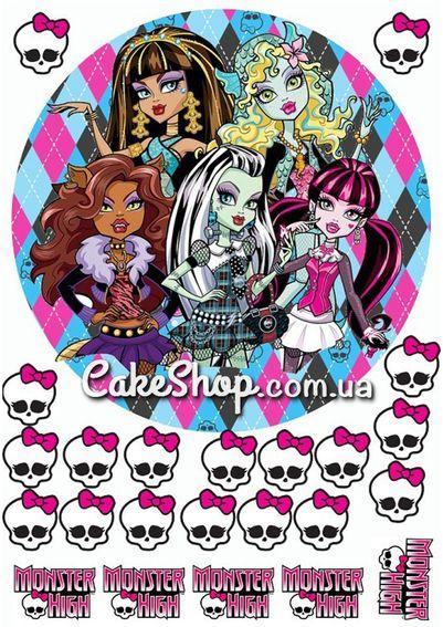 Цукрова картинка Монстр Хай 7, фото 1