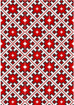 Вафельна картинка Вишиванка 20