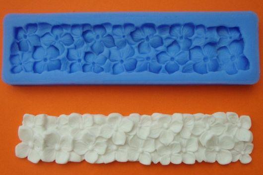 Силіконовий молд Бордюр квіти 2, фото 1