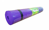 Йогамат, килимок для йоги M 0380-1 матеріал EVA (Фіолетовий) Ама