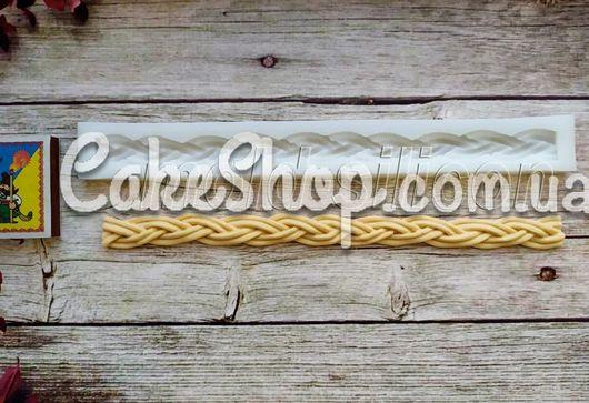 Силіконовий молд Плетіння косичка, фото 1