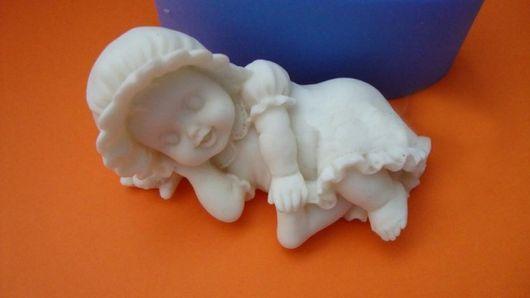 Силіконовий молд 3Д Немовля дівчинка 2, фото 1