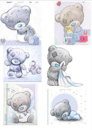 Вафельна картинка Ведмедик Тедді 7