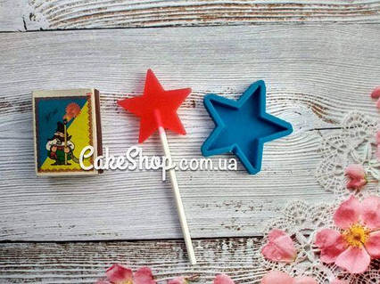 Силіконовий молд для льодяників Зірка