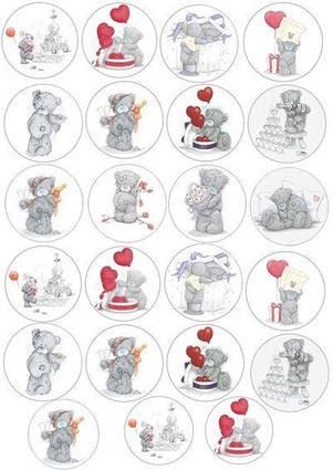Вафельна картинка Ведмедик Тедді 4