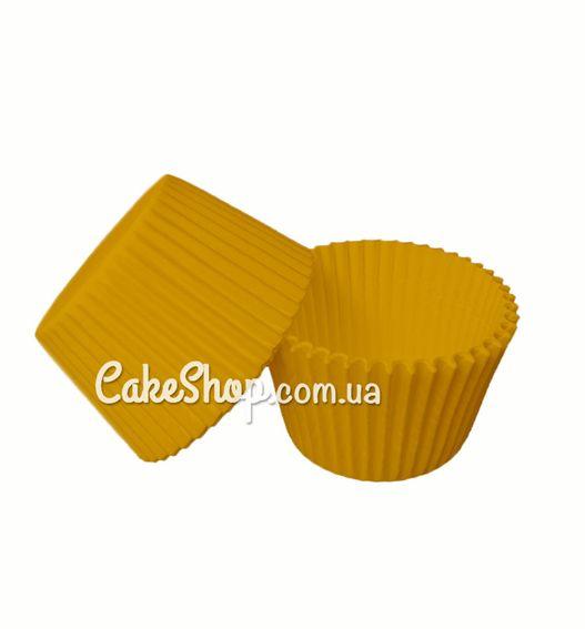 Паперові форми для кексів 4,5х3,5 Жовті, 50 шт