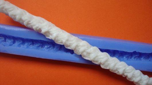 Силіконовий молд В'язаний шнурок, фото 1