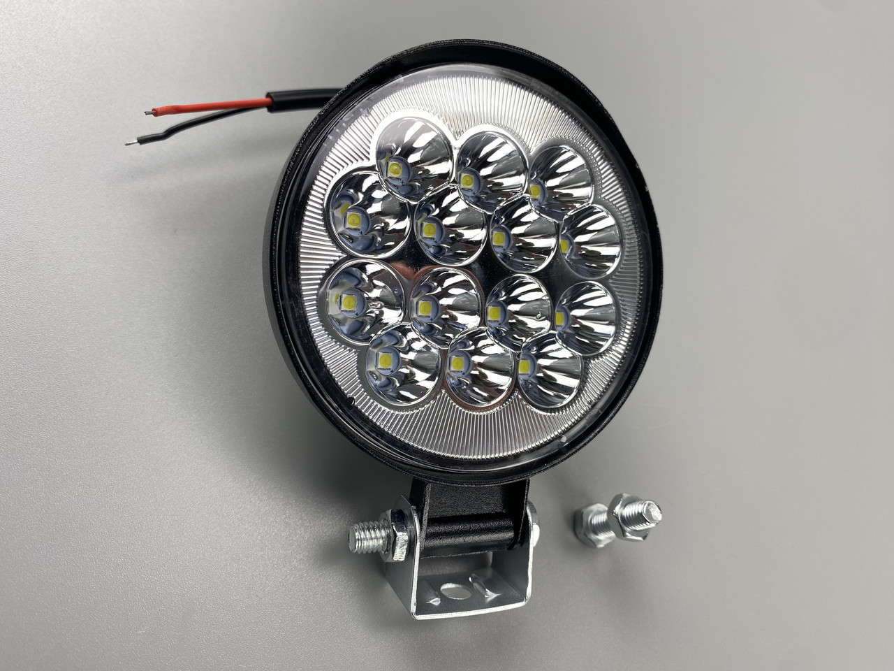 Круглая автомобильная LED фара 42W mini 14 led диодов 6500K светодиодная - фото 9 - id-p2042542598