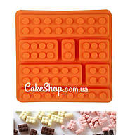 Силіконова форма для цукерок, льоду і мармеладу Лего 2