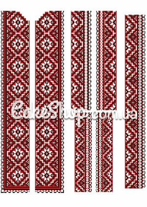 Цукрова картинка Вишиванка 13