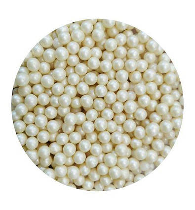 Перлини цукрові Айворі 5 мм, 50 г
